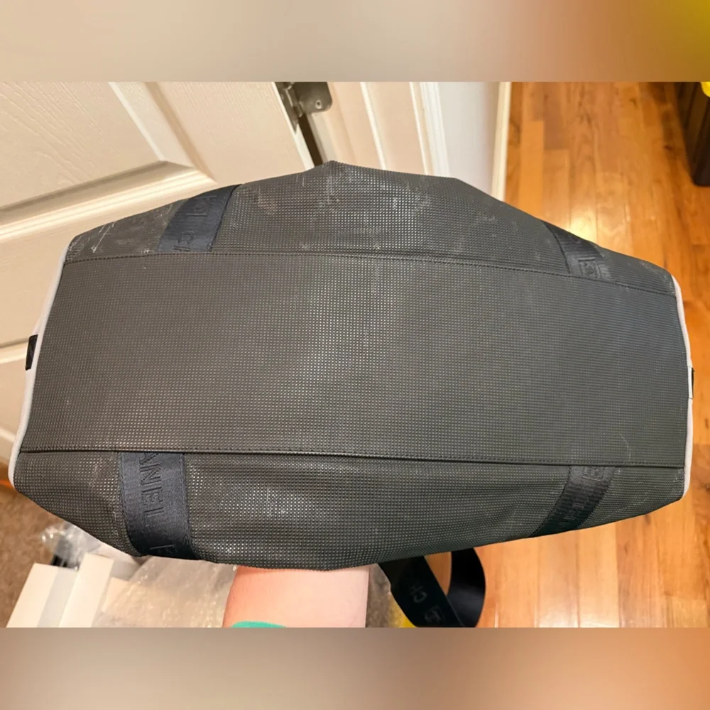 Chanel Black Gym/Duffle Bag
